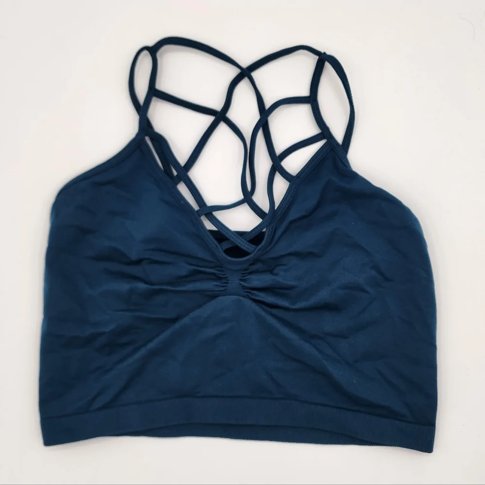 Buckle Suzette Caged Bralette Teal